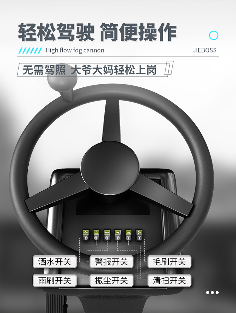 全封闭驾驶式电动扫地车1980 全封闭驾驶式电动扫地车1980